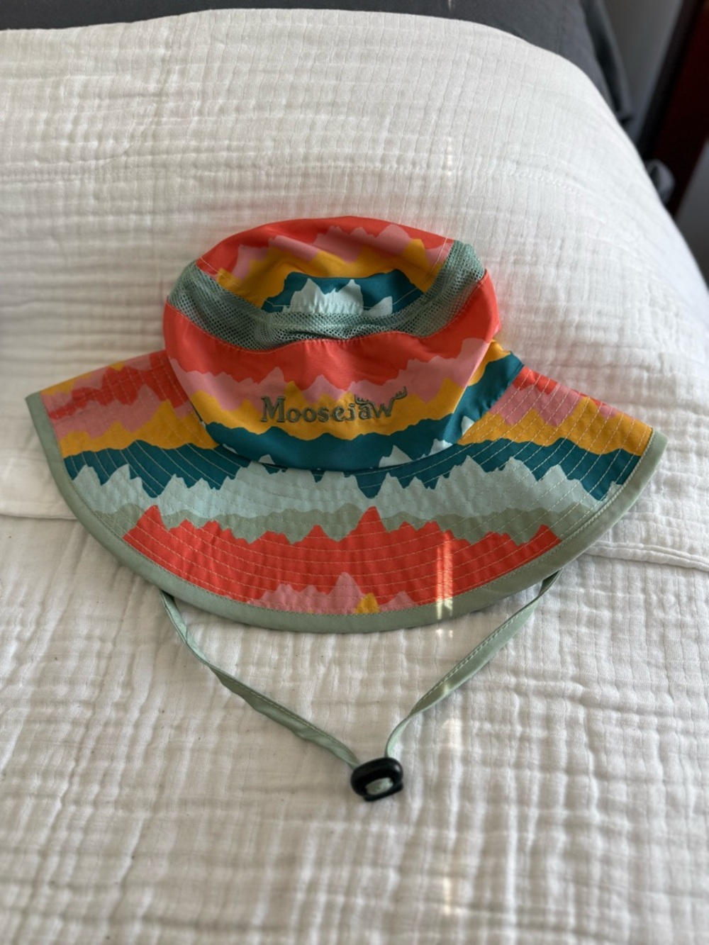 NWT Moosejaw Kids Ice Cream Soup Sun Hat UV 50+ Size L/XL